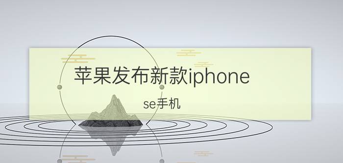 苹果发布新款iphone se手机 苹果se一代有128g的么？